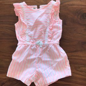NB girls romper